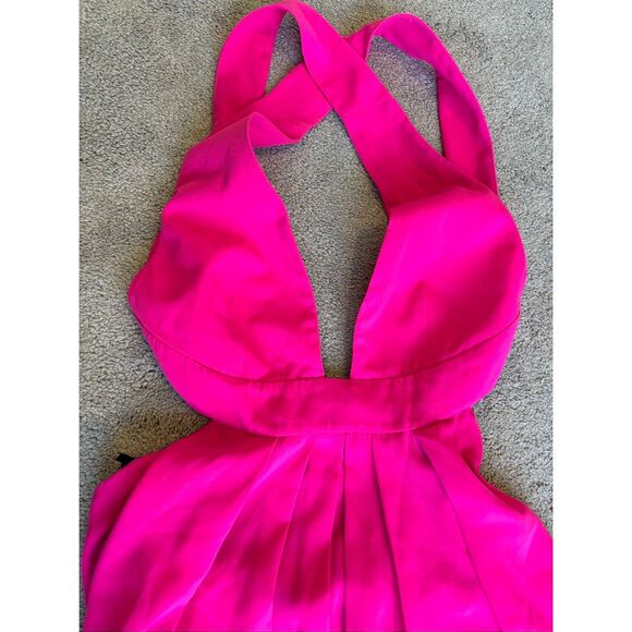 JILL STUART Deep V Gown in Gossip pink, Sz 2, $328 B26 - Picture 4 of 9